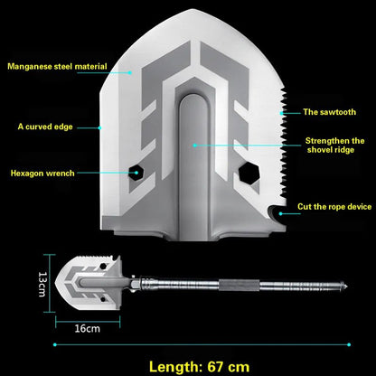 Blissful-Tools™ Multi-Purpose Shovel - Blissful-Tools