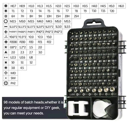 Multifunctional Screwdriver Set 115 in 1 - Kids-Trove